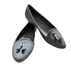 Crocs Eve Iconic Comfort 10 Women Tassel Flat Loafer Waterproof Embellished